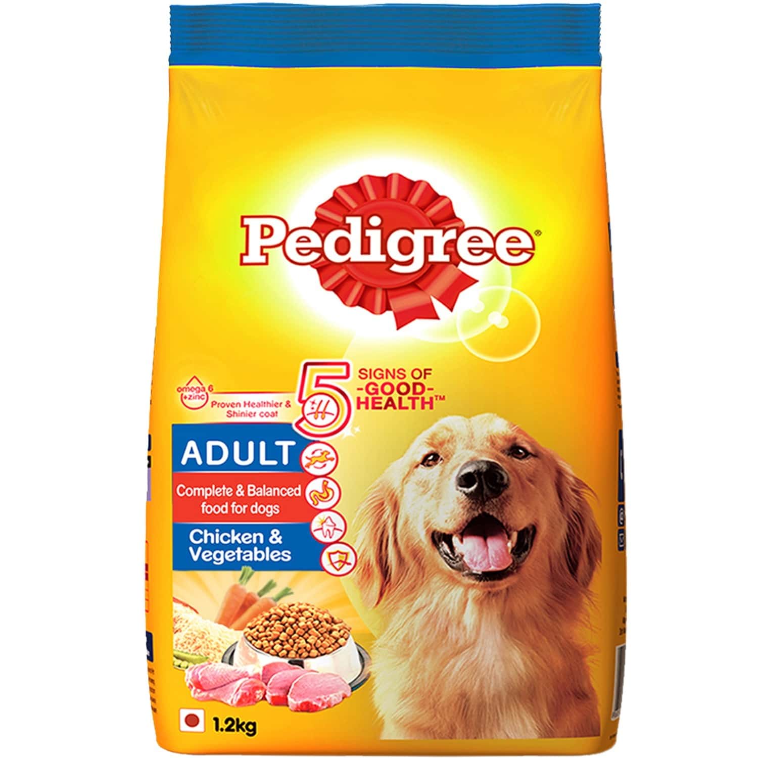 Pedigree Dog Food Adult Chicken & Veg 1.2 Kg
