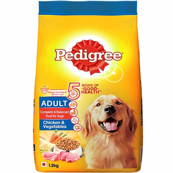 Pedigree Dog Food Adult Chicken & Veg 1.2 Kg