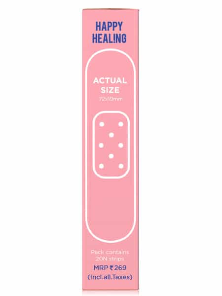 Ouchie Non-Toxic Printed Bandages Double Combo (40 Pack) - Pink