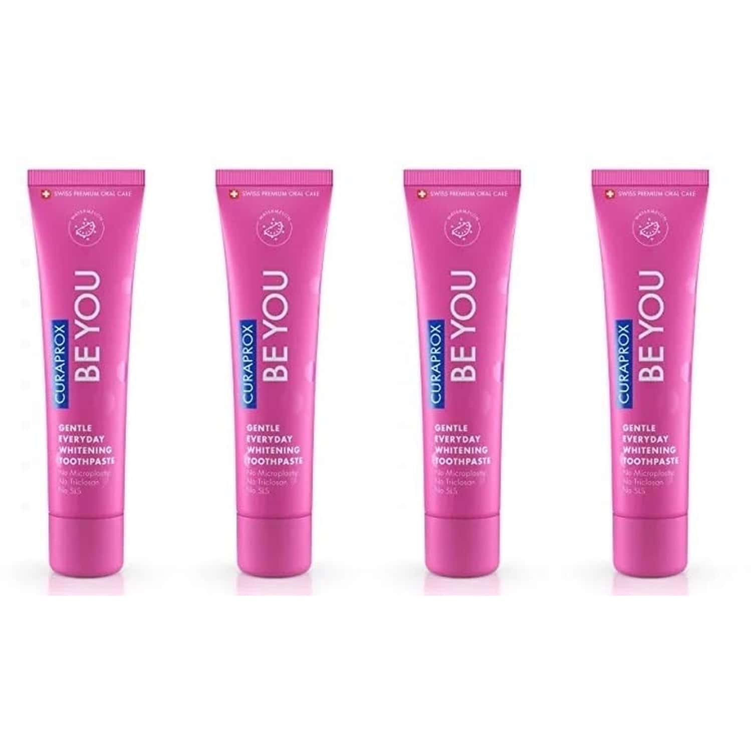 Curaprox Beyou Toothpaste 60ml - (Pink) X Pack Of 4