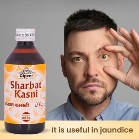 Cipzer Sharbat Kasni 200ml | Supports Liver| Digestive Health & Immunity Wellness