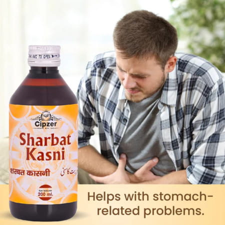 Cipzer Sharbat Kasni 200ml | Supports Liver| Digestive Health & Immunity Wellness