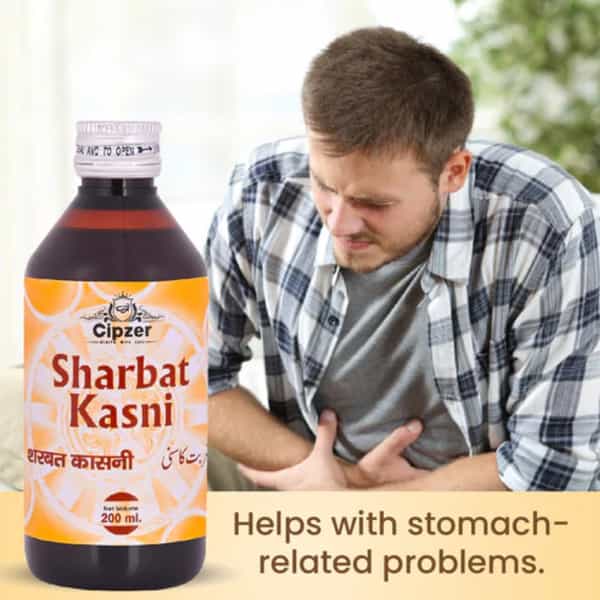 Cipzer Sharbat Kasni 200Ml | Supports Liver| Digestive Health & Immunity Wellness