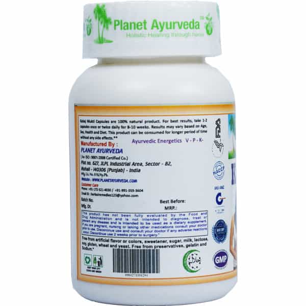 Planet Ayurveda Kabaj Mukti - 60 Capsules