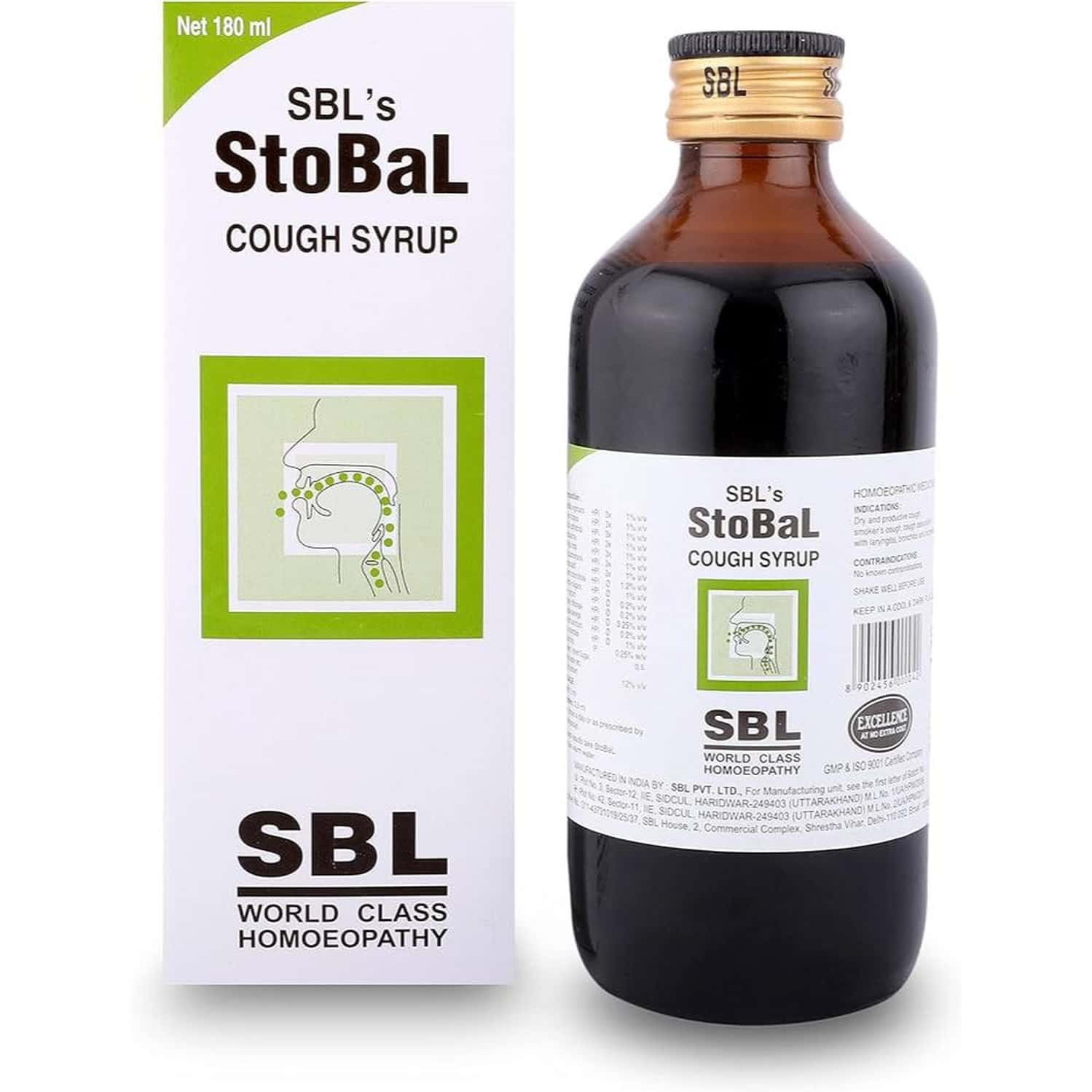 Sbl Stobal Cough Syrup 180 Ml Pack Of 3