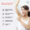 Cgg Cosmetics Underarm Daily Deodorant Cream Roll On | 10 Ml