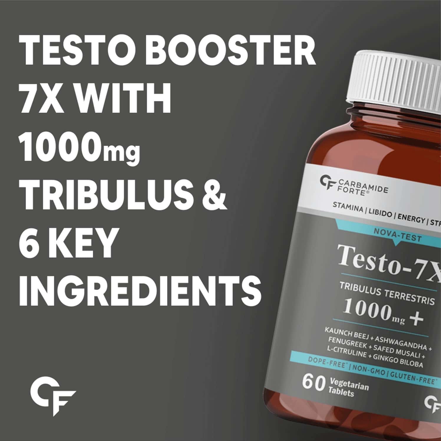 Buy CARBAMIDE FORTE TESTOSTERONE SUPPLEMENT TRIBULUS TERRESTRIS 1000MG