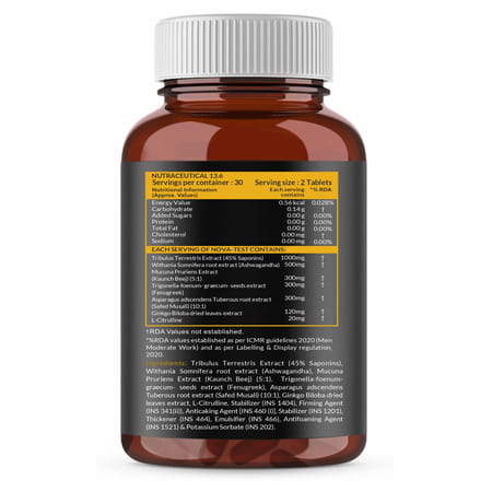 Carbamide Forte Testosterone Supplement Tribulus Terrestris 1000mg 60 Tablets