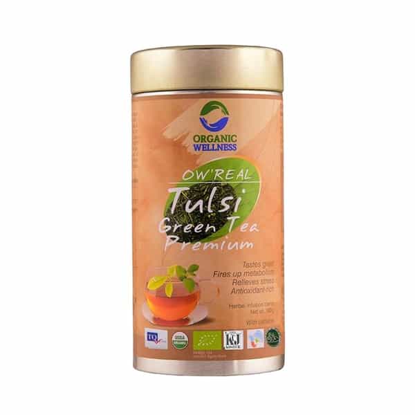 Organic Wellness Owreal Tulsi Green Premium Tea 100 Gm