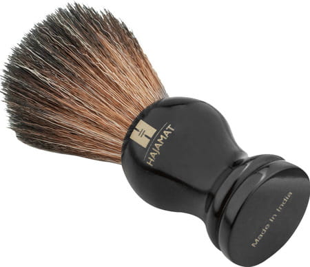 Hajamat Black Knight Shaving Brush For Men- Premium Resin Handle