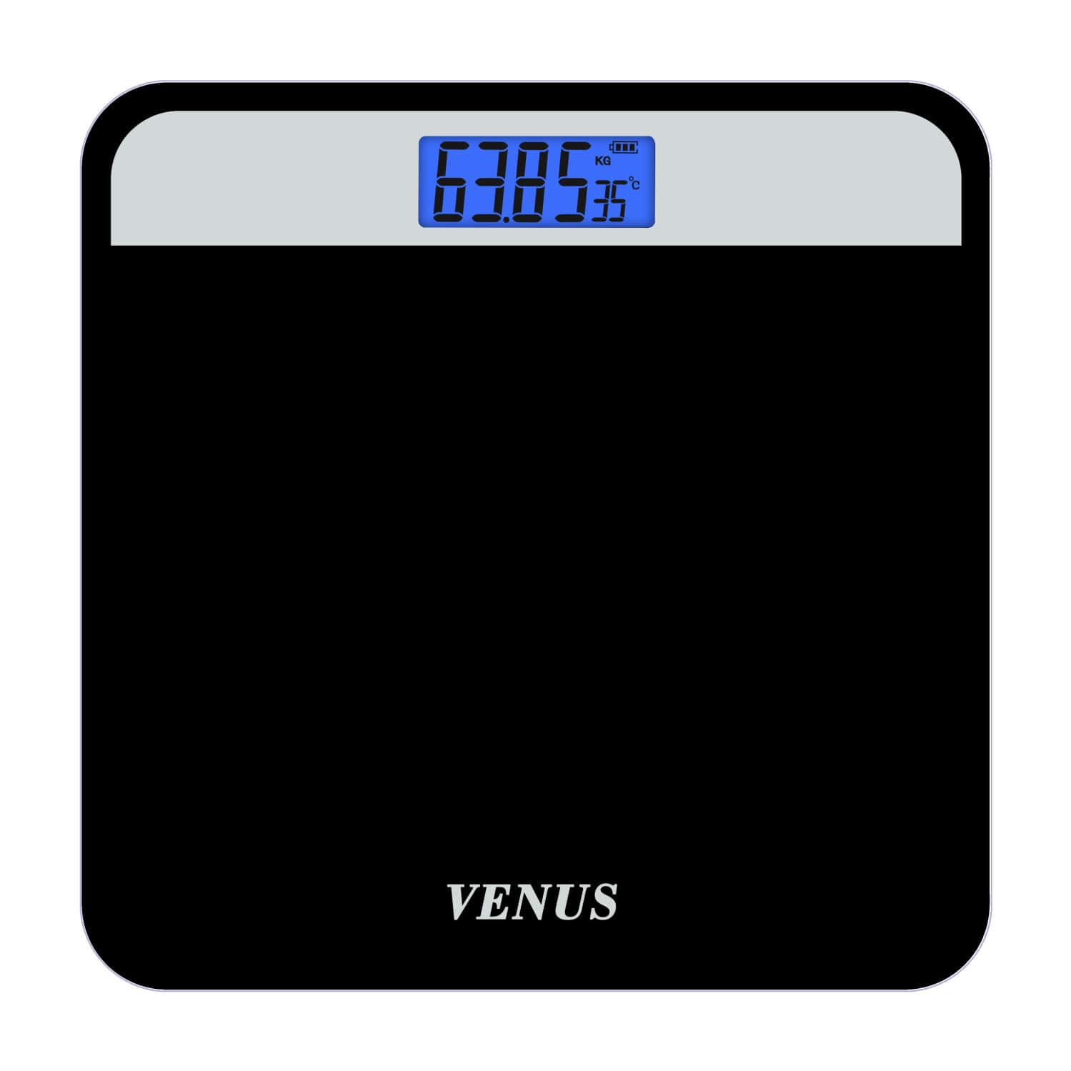 Venus (india) Electronic Digital Personal Bathroom Weight Machine | Upto 180kg | Eps-2799 Silver