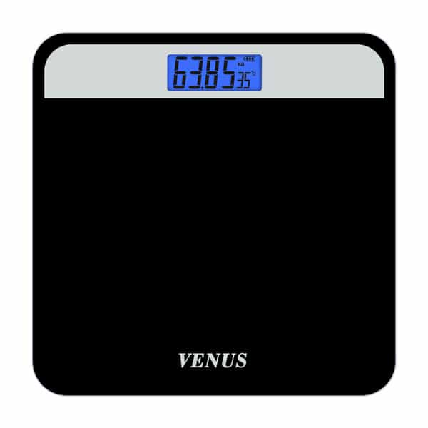 Venus (India) Electronic Digital Personal Bathroom Weight Machine | Upto 180Kg | Eps-2799 Silver