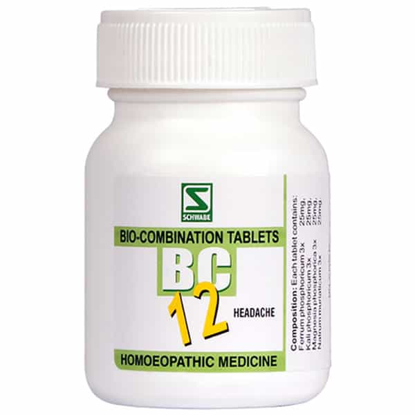 Dr. Willmar Schwabe India Bio-Combination 12 (Bc 12) Tablet 20 No's