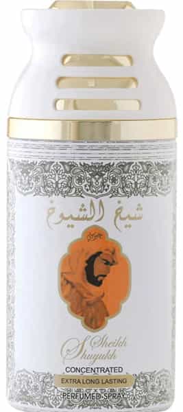 Lattafa Sheikh Al Shuyukh Khususi Imported Long Lasting Perfumed Deodorant Spray 250Ml