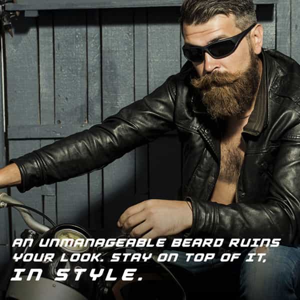 Biker's Beard Styling Oil For Matte Look With Goodness Of Hempseed Oil And Cedarwood Oil (30 Ml)