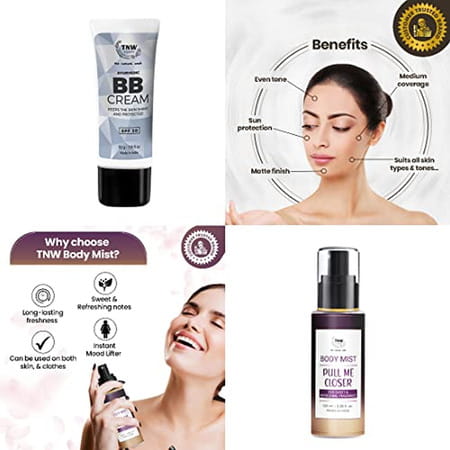 Tnw-The Natural Wash Combo With Pull Me Closer Body Mist And Bb Cream