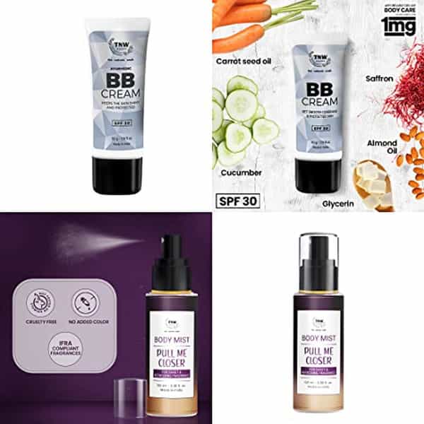 Tnw The Natural Wash Combo With Pull Me Closer Body Mist And Bb Cream