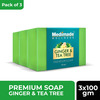 Medimade Ginger & Tea Tree Premium Soap - 100 Gm X 3 ( Pack Of 3 )