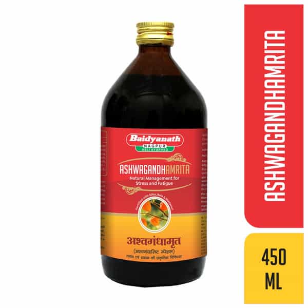 Baidyanath Asli Ayurved Ashwagandha Amrita (450 Ml)