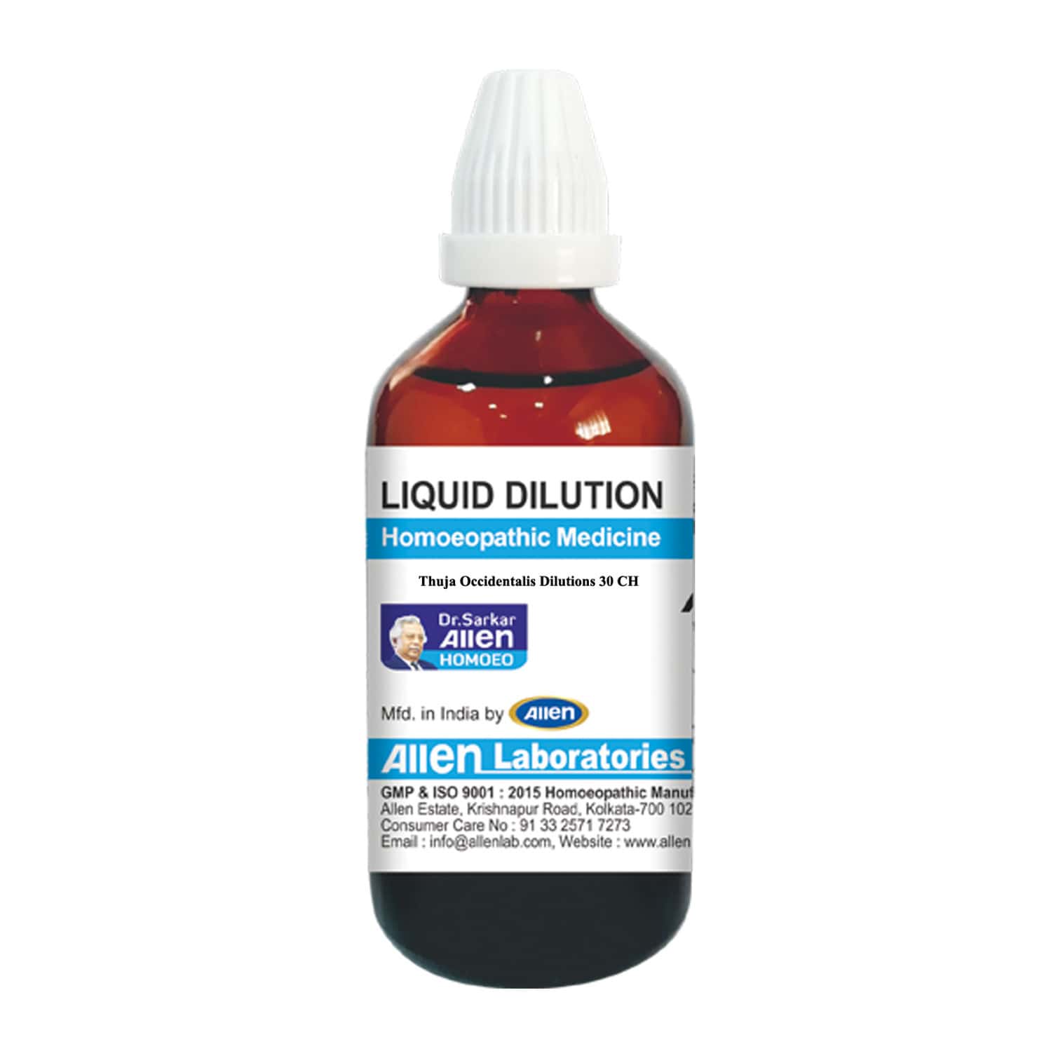 Allen Laboratories Thuja Occidentalis Dilutions 30 Ch
