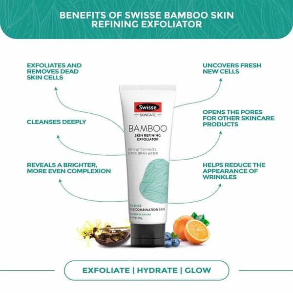 Swisse Skincare Bamboo Skin Refining Exfoliator 125Gm