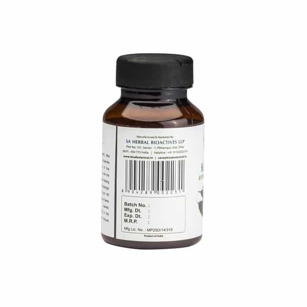 Bixa Botanical Karela Extract 60 Veg Capsules(450Mg)5% Bitters-Blood Purifier For Glowing Skin