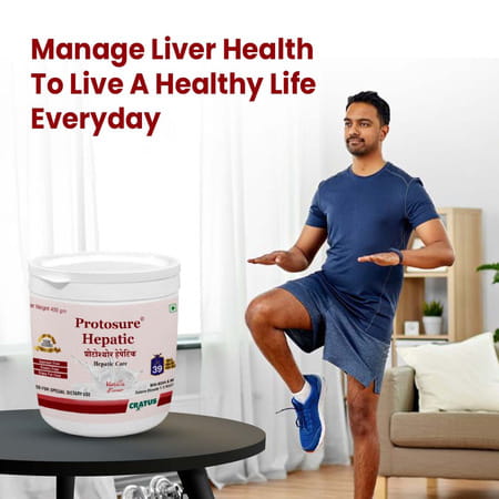 Cratus Protosure Hepatic Complete Dietary Supplement For Liver Care Enriched With Bcaa
