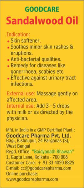 Goodcare Chandan Oil - 2Ml