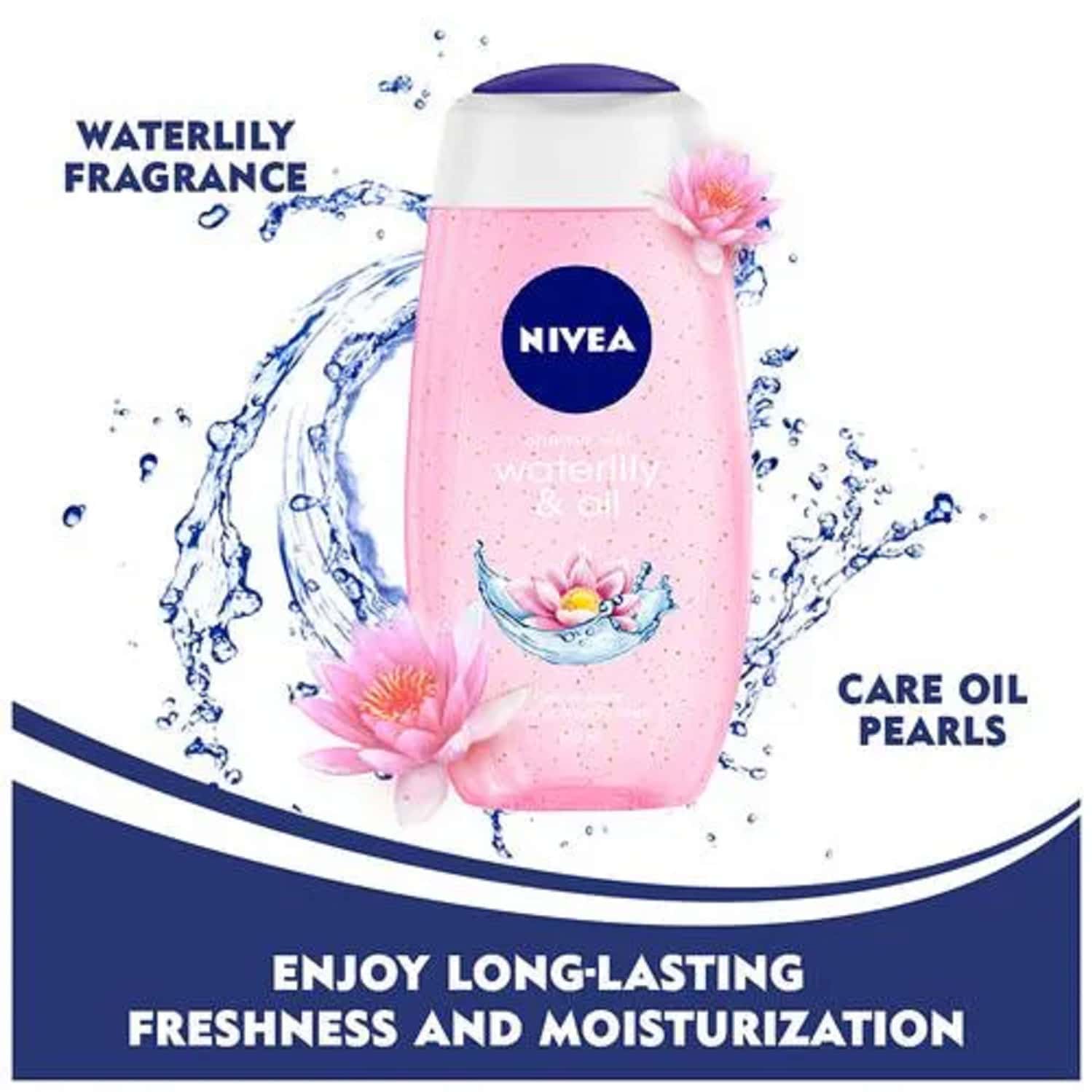 Buy NIVEA SHOWER GEL, WATER LILY & OIL BODY WASH 250ML Online & Get