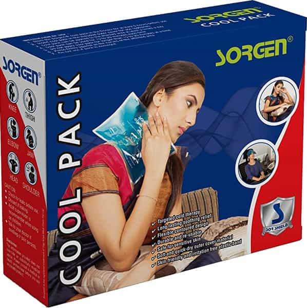 Sorgen Cool Pack For Cold Therapy Cooling Gel Pad For Back Shoulder Neck Waist Pain Relief - Large