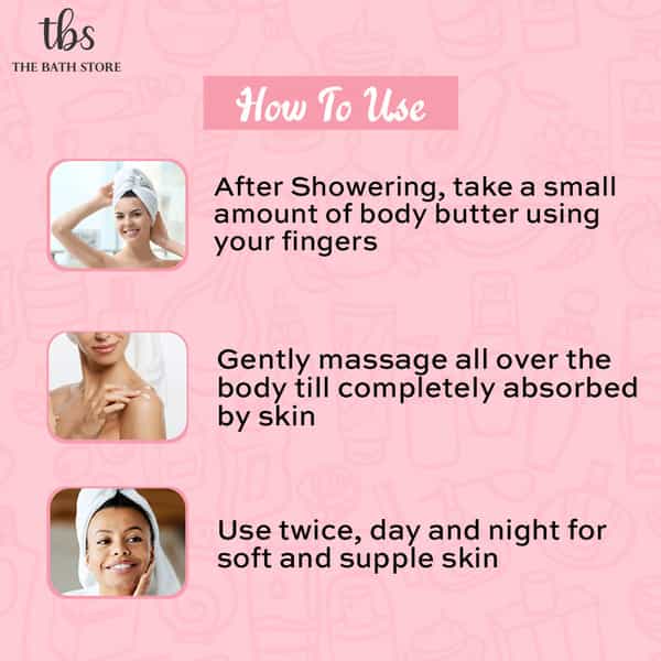 The Bath Store Strawberry Sparkle Body Butter 200Gm