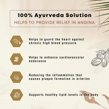 Four Seasons Arjuna Tablet - 60 Tabs | Heart & Bone Health | Cholesterol Level & Blood Pressure