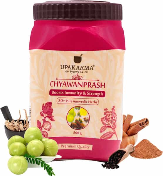 Upakarma Ayurveda Chyawanprash With 30 Plus Ayurvedic Herbs/Boost Immunity-500G