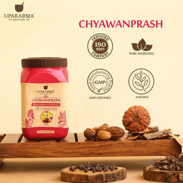 Upakarma Ayurveda Chyawanprash With 30 Plus Ayurvedic Herbs/Boost Immunity-500G