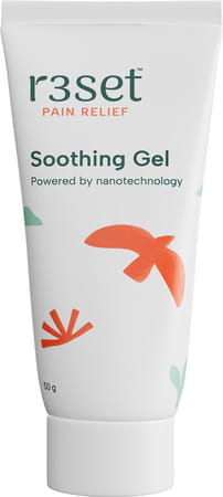 R3set Natural Pain Relief Soothing Gel | Best For Muscle Back Knee Neck Nerve Joint Pain - 50gm