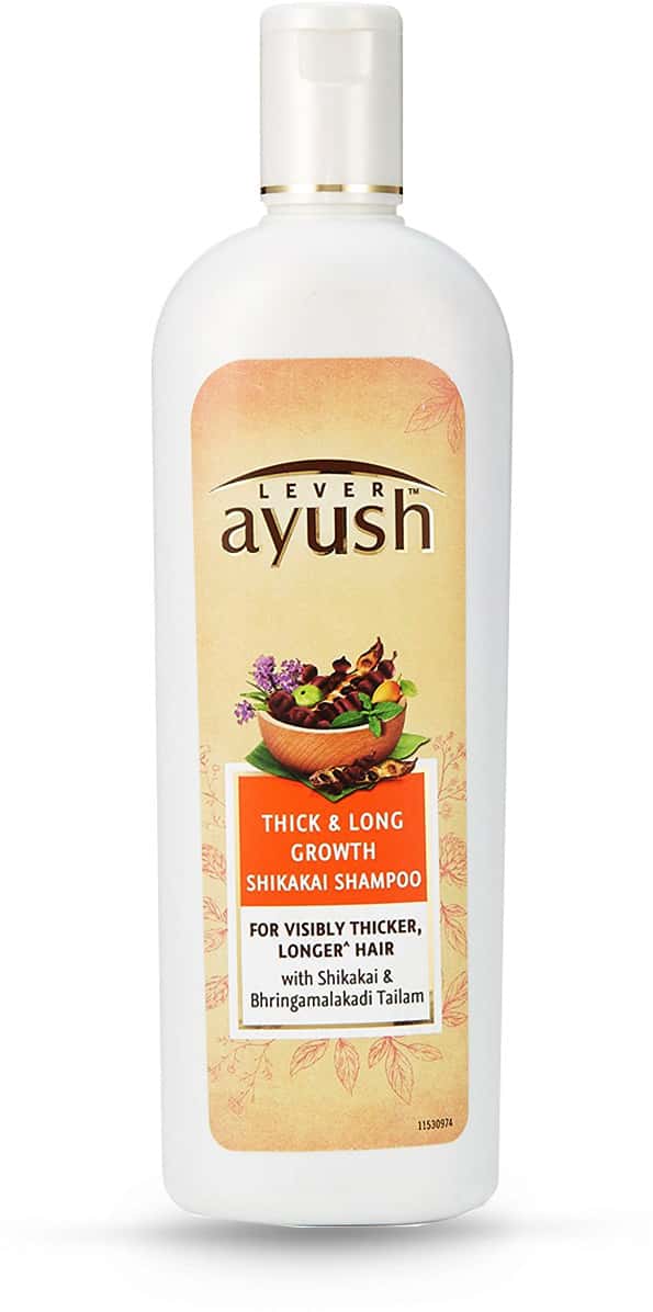 Lever Ayush Thick & Long Growth Shikakai Shampoo - 330 Ml