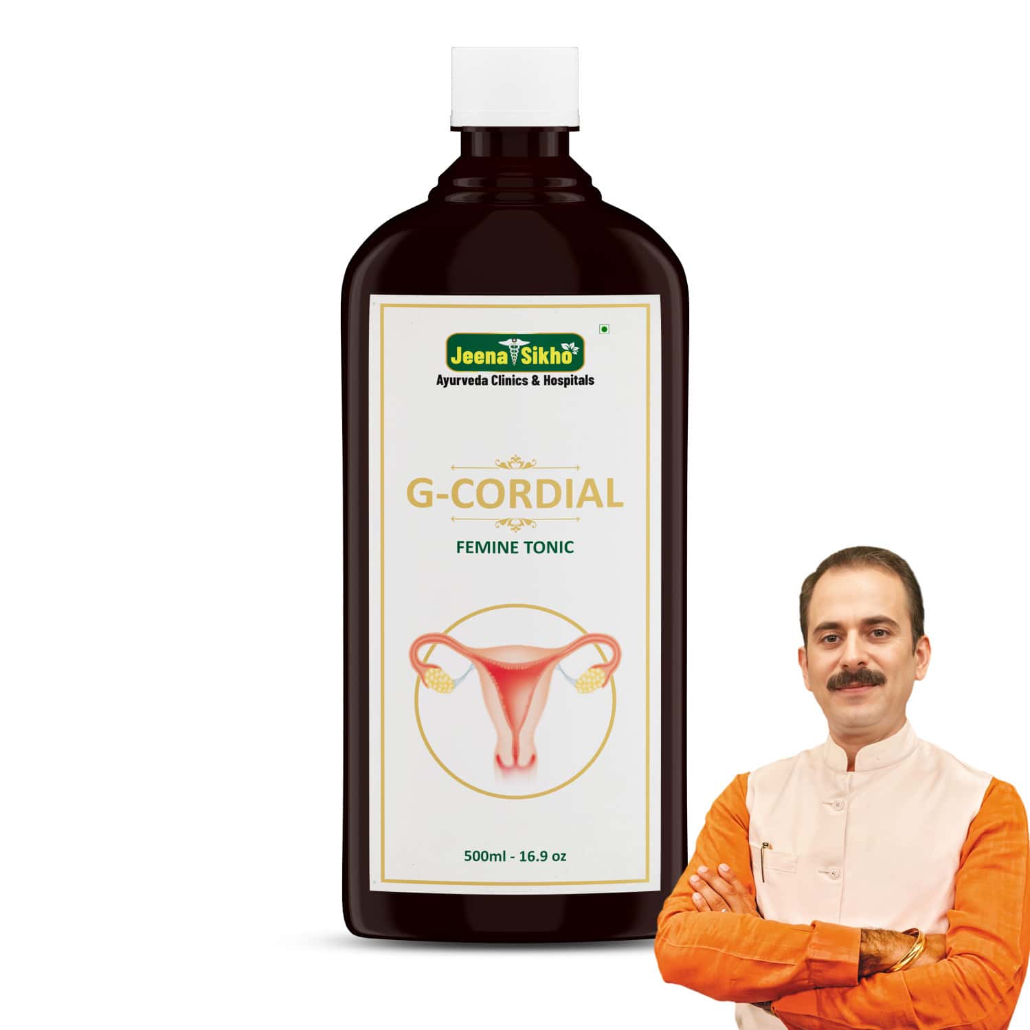 Jeena Sikho G-cordial/utreus Syrup | Herbal Supplement For Fermal Health | 500ml