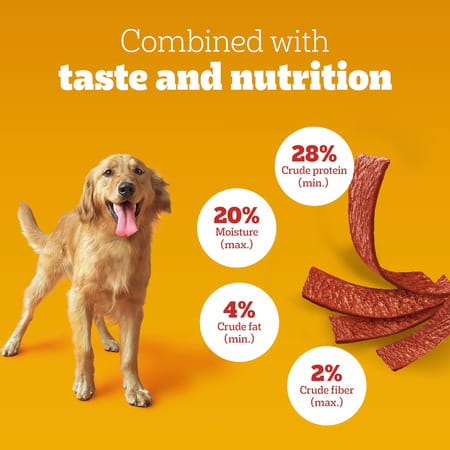 Pedigree Tasty Jerky Roasted Lamb Flavour Dog Treat | Jerky-Style Treats For Bonding