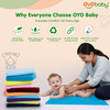 Oyo Baby Waterproof Bed Protector Baby Dry Sheet Large Firoza (100 Cm X 140 Cm)