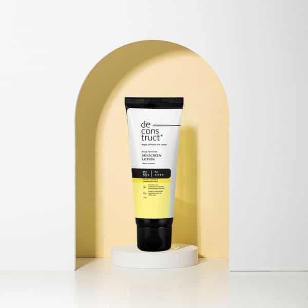 Deconstruct Sunscreen Lotion - Spf 55+ And Pa ++++ - Broad Spectrum & Water Resistant Sunscreen|50Gm