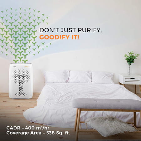 Moonbow By Hindware Vayo Hs-Kj400 70-Watt Air Purifier (White) 1 No'S