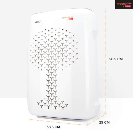Moonbow By Hindware Vayo Hs-Kj400 70-Watt Air Purifier (White) 1 No'S