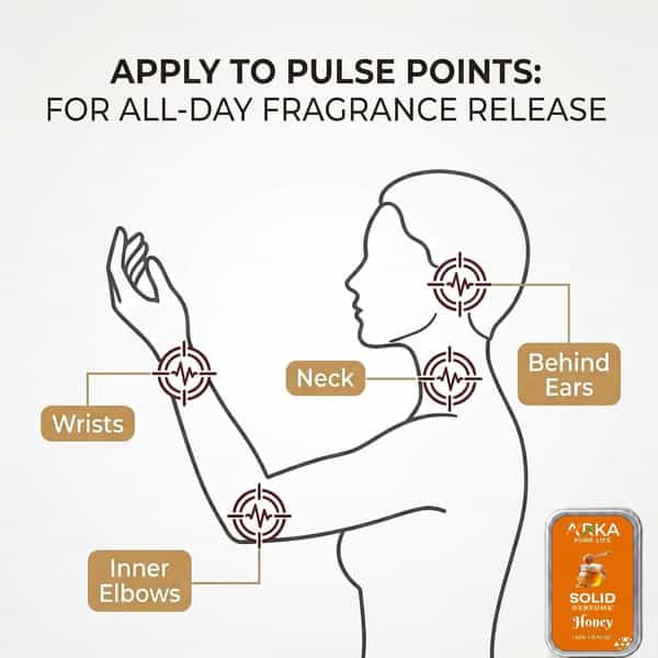 Arka Pure Life Premium Honey Solid Perfume - 12G