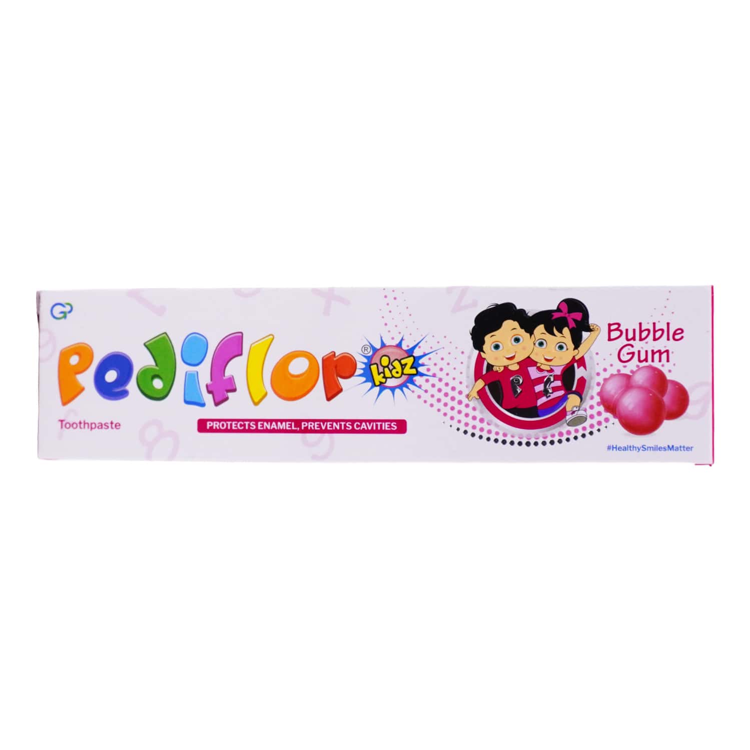 Pediflor Kidz Bubble Gum Flavour Tube Of 70gm Toothpaste