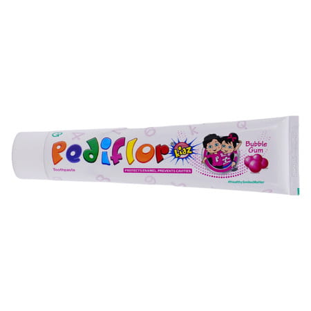 Pediflor Kidz Bubble Gum Flavour Tube Of 70gm Toothpaste