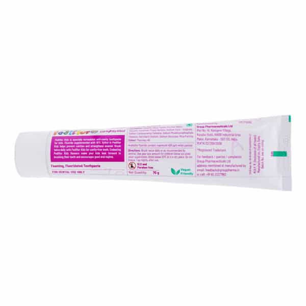 Pediflor Kidz Bubble Gum Flavour Toothpaste 70 Gm