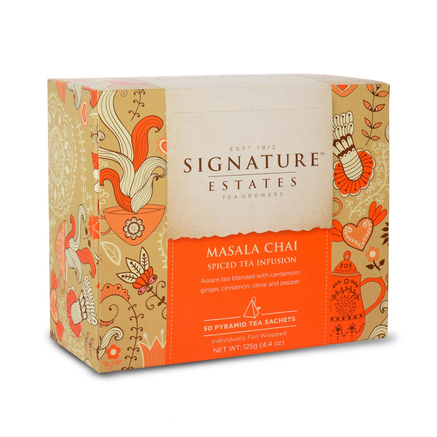 Signature Estates Masala Chai Tea Bag 50 Sachets