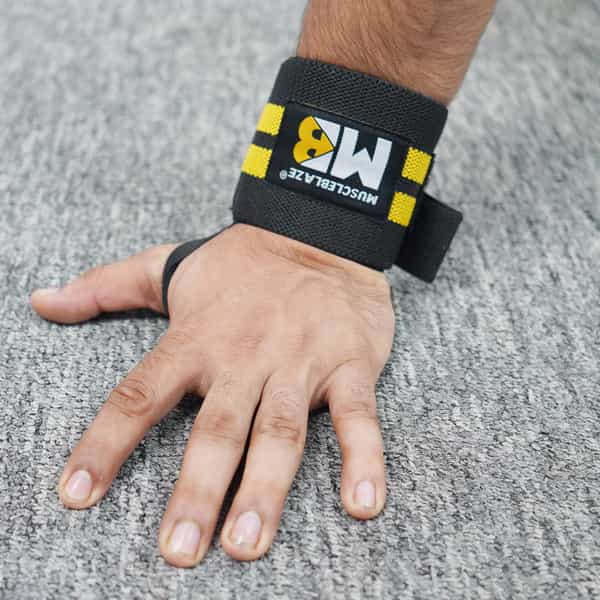 Muscleblaze Wrist Support For Men & Women (Black | Free Size) | Wrist Support For Pain Relief