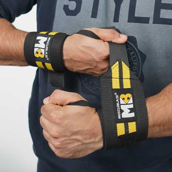 Muscleblaze Wrist Support For Men & Women (Black | Free Size) | Wrist Support For Pain Relief
