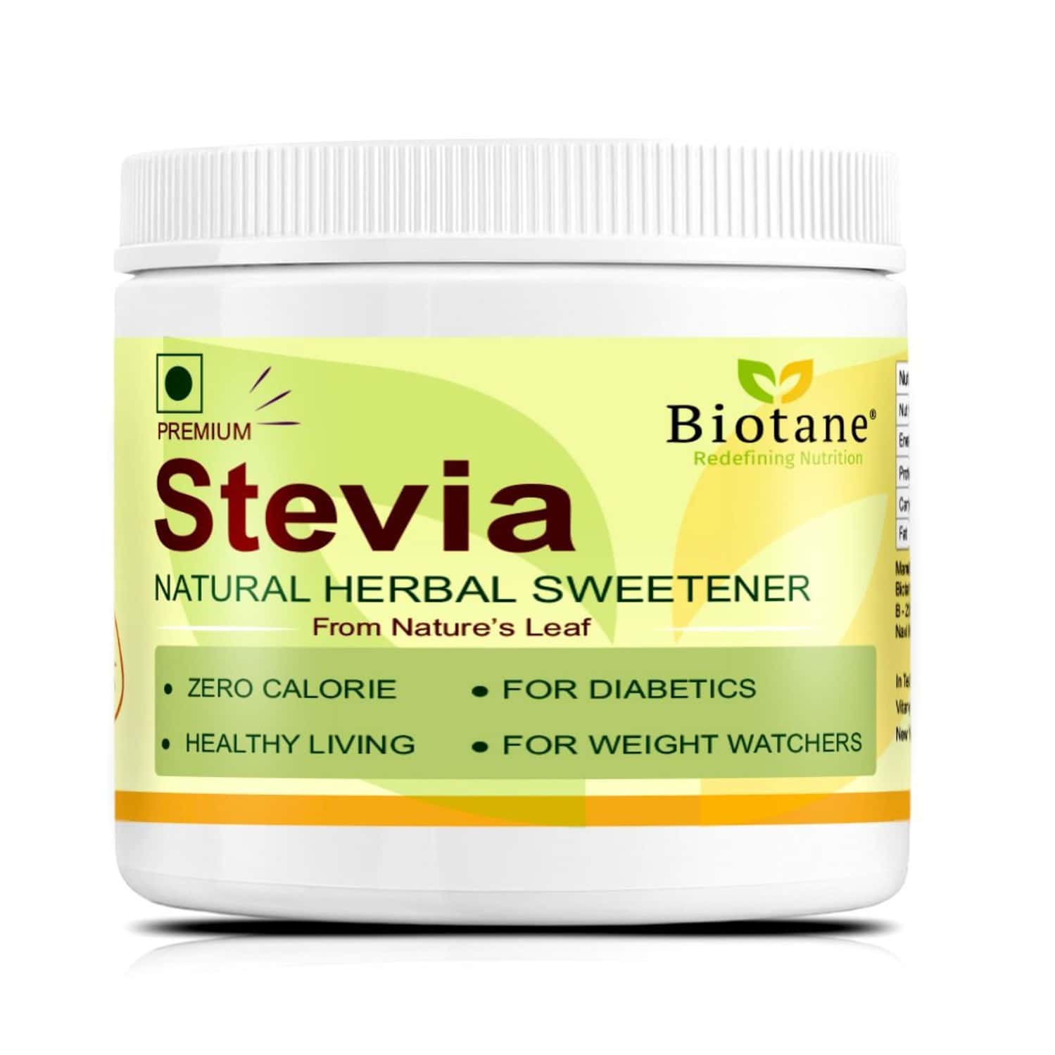Biotane Premium Stevia | Natural Herbal Sweetener | 99 Percent Pure Extract - 200g